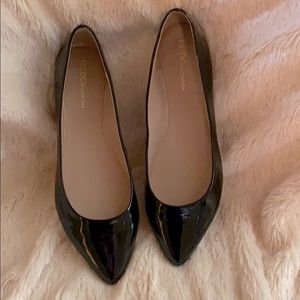 Patent leather flats